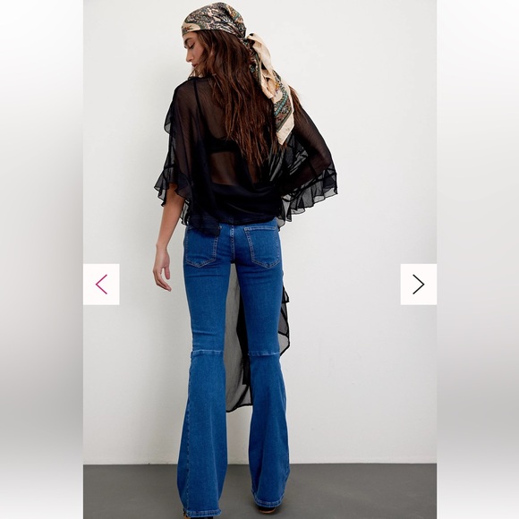 We The Free Penny Pull-On Flare Jeans - Picture 8 of 9